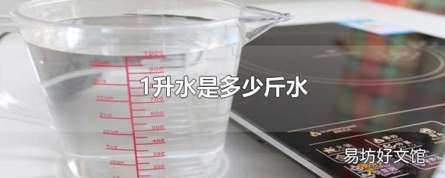 1升水是多少斤水
