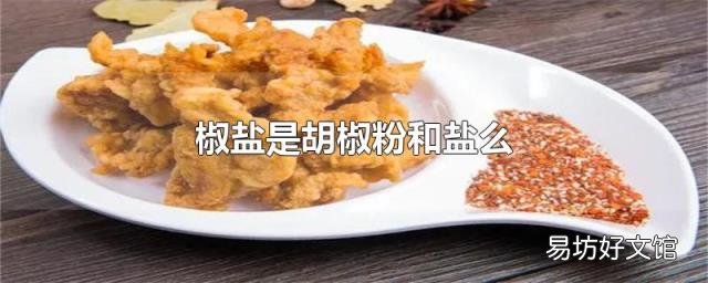 椒盐是胡椒粉和盐么