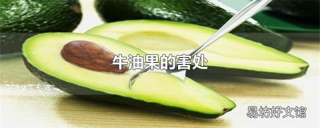 牛油果的害处