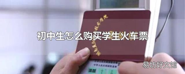 初中生怎么购买学生火车票
