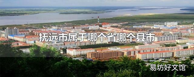 抚远市属于哪个省哪个县市