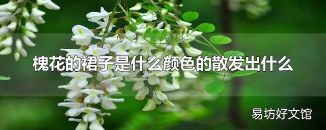 槐花的裙子是什么颜色的散发出什么
