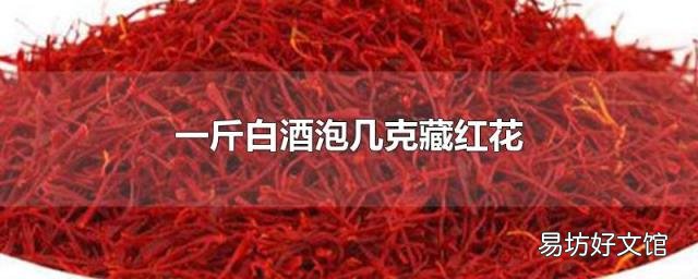 一斤白酒泡几克藏红花