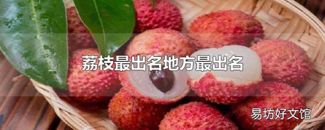 荔枝最出名地方最出名