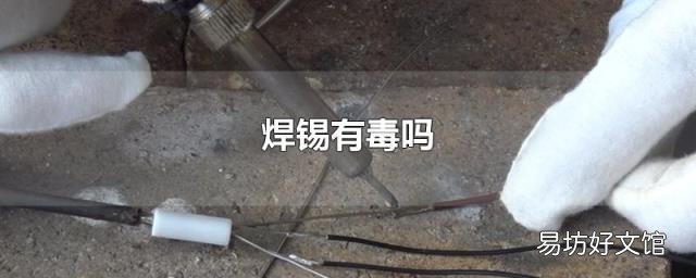 焊锡有毒吗
