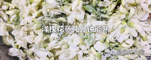 洋槐花蒸几分钟能熟