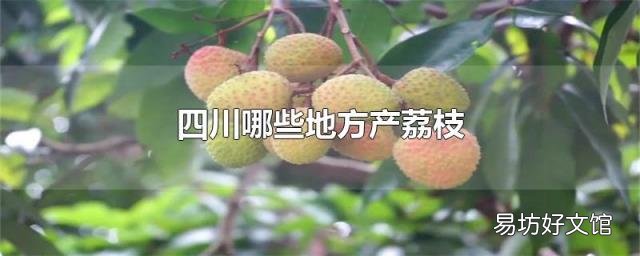 四川哪些地方产荔枝