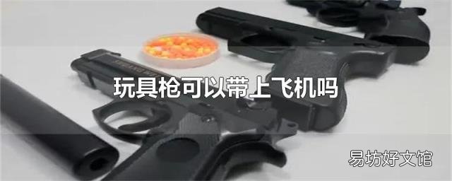 玩具枪可以带上飞机吗
