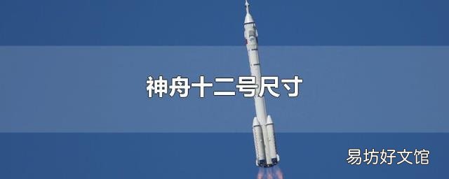 神舟十二号尺寸