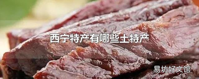 西宁特产有哪些土特产