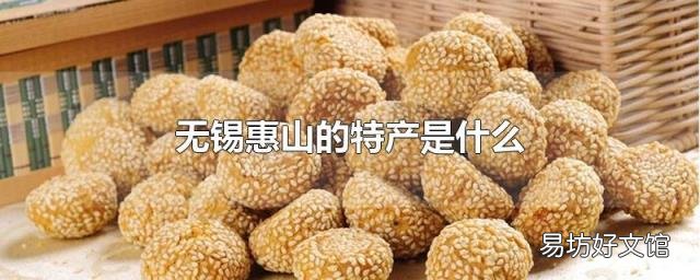 无锡惠山的特产是什么