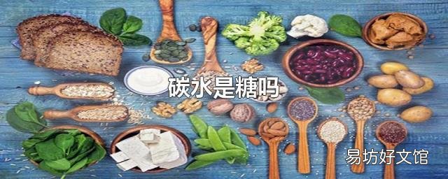 碳水是糖嗎