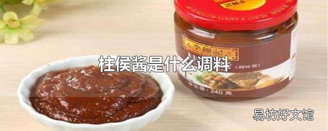 柱侯酱是什么调料