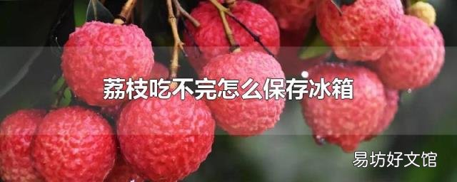 荔枝吃不完怎么保存冰箱