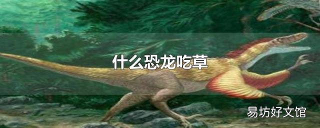 什么恐龙吃草