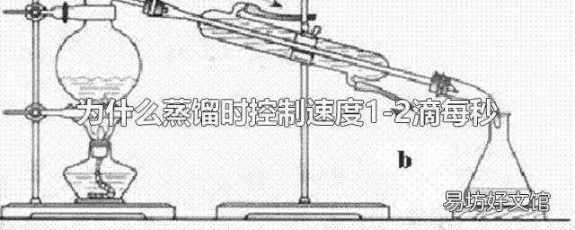 为什么蒸馏时控制速度1-2滴每秒