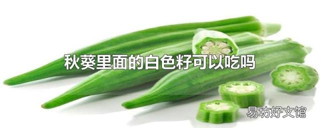 秋葵里面的白色籽可以吃吗