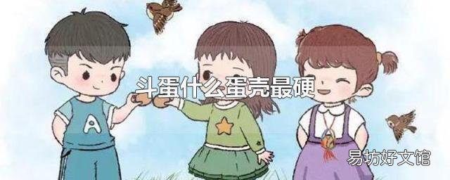 斗蛋什么蛋壳最硬