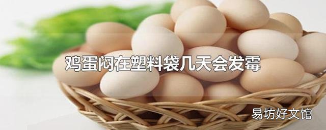 雞蛋悶在塑料袋幾天會發霉