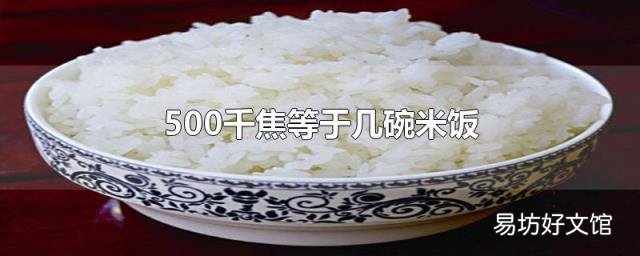 500千焦等于几碗米饭