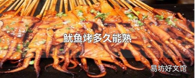 鱿鱼烤多久能熟