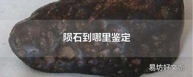 陨石到哪里鉴定