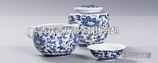 青花瓷从哪个朝代兴起