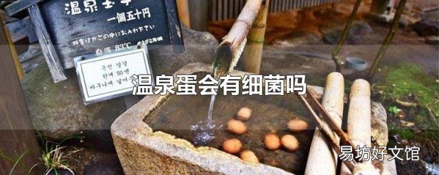 温泉蛋会有细菌吗