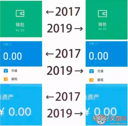 朋友圈2017和2019的对比照大全 2017-2019对比照刷屏