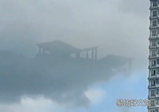 建筑奇特宛若仙境 海口街头现海市蜃楼
