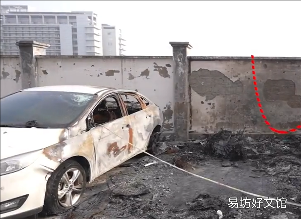 一排汽车起火 蔚来电动车被烧成壳!消防公布原因:垃圾桶自燃